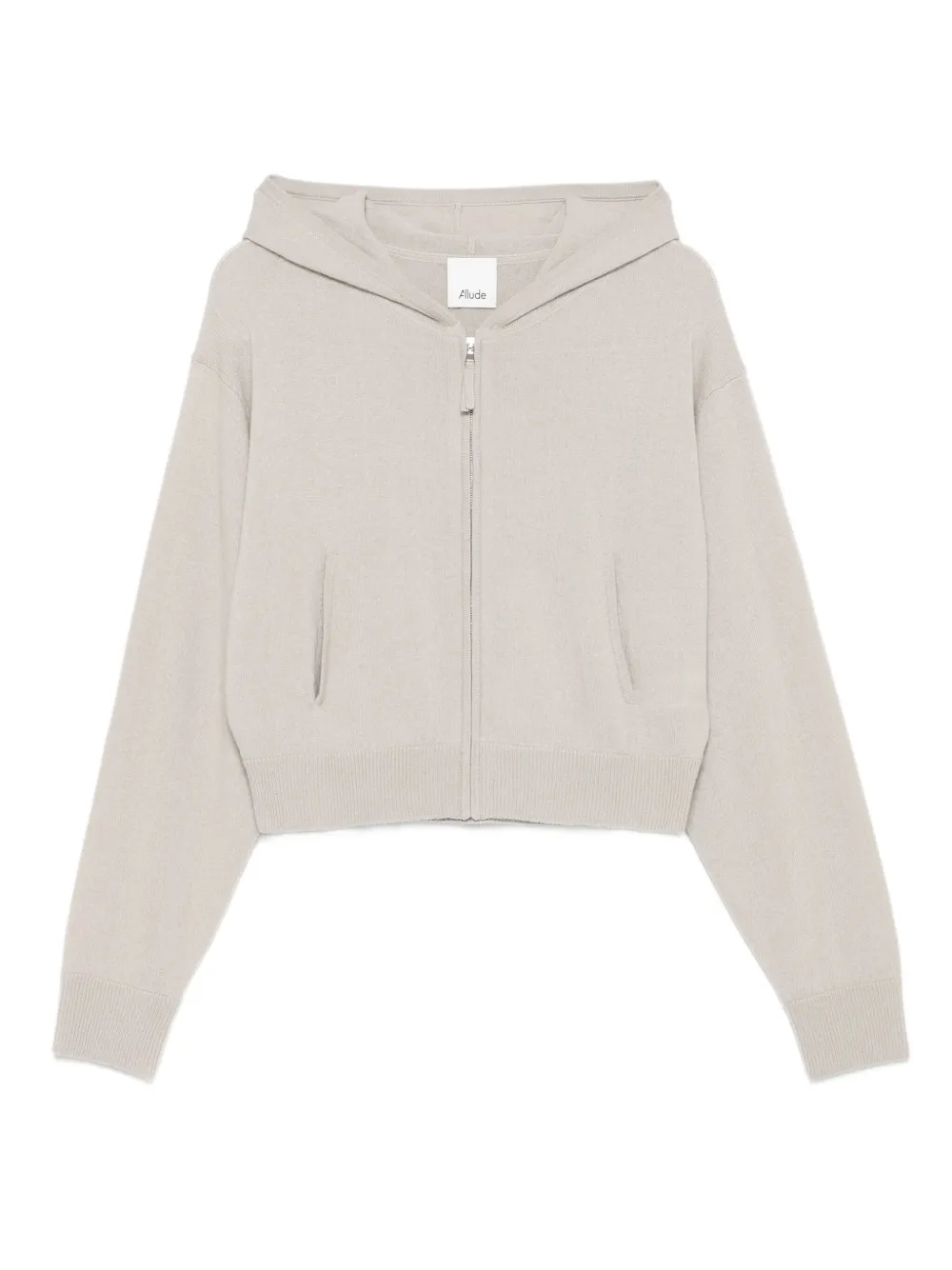 Allude Vest met capuchon Beige