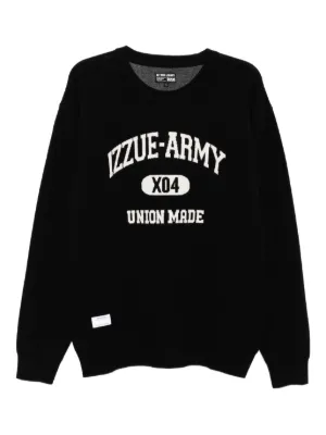 WTAPS Academy ロゴ スウェットシャツ | ブラック | FARFETCH JP