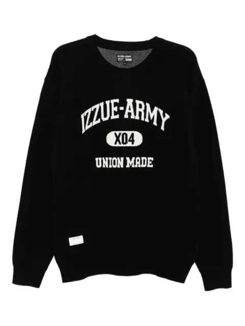izzue logo-print jumper