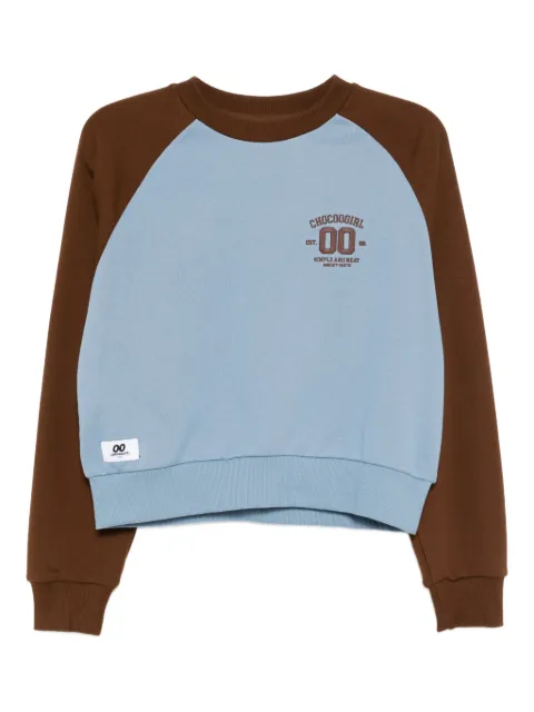 CHOCOOLATE logo-embroidered sweatshirt