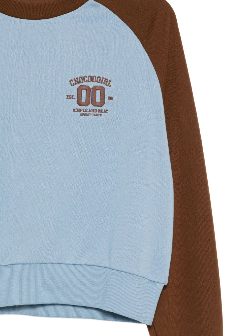 Chocoolate Logo-embroidered Sweatshirt In Blue