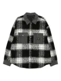 FIVE CM logo-patch jacket - Black
