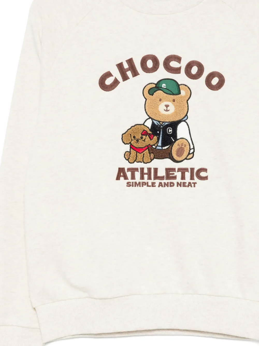 Chocoolate Logo-embroidered Sweatshirt In White
