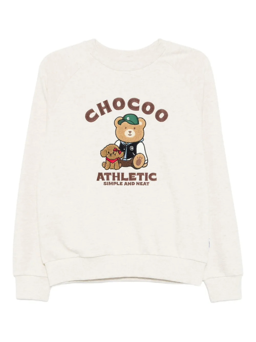 Chocoolate Logo-embroidered Sweatshirt In White