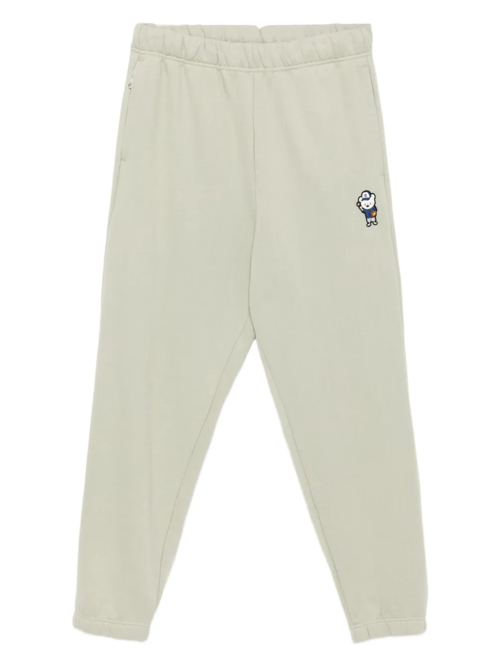 CHOCOOLATE bear-embroidered trousers | Green | Image 1