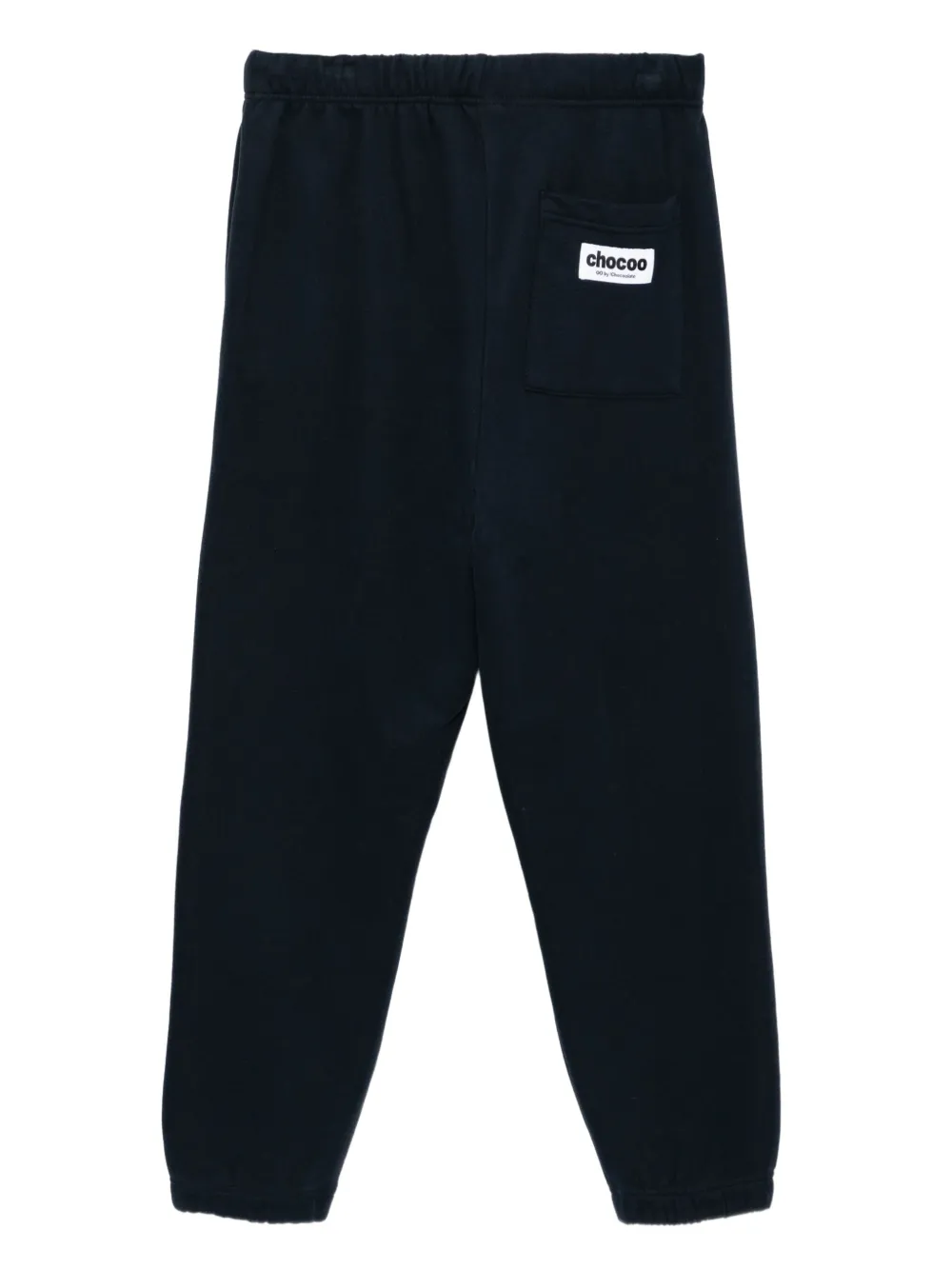 CHOCOOLATE Broek met geborduurde beer - Blauw
