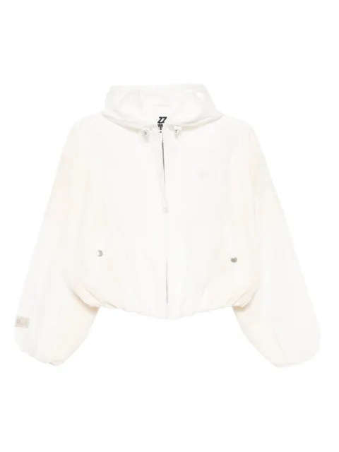 izzue logo-embroidered jacket