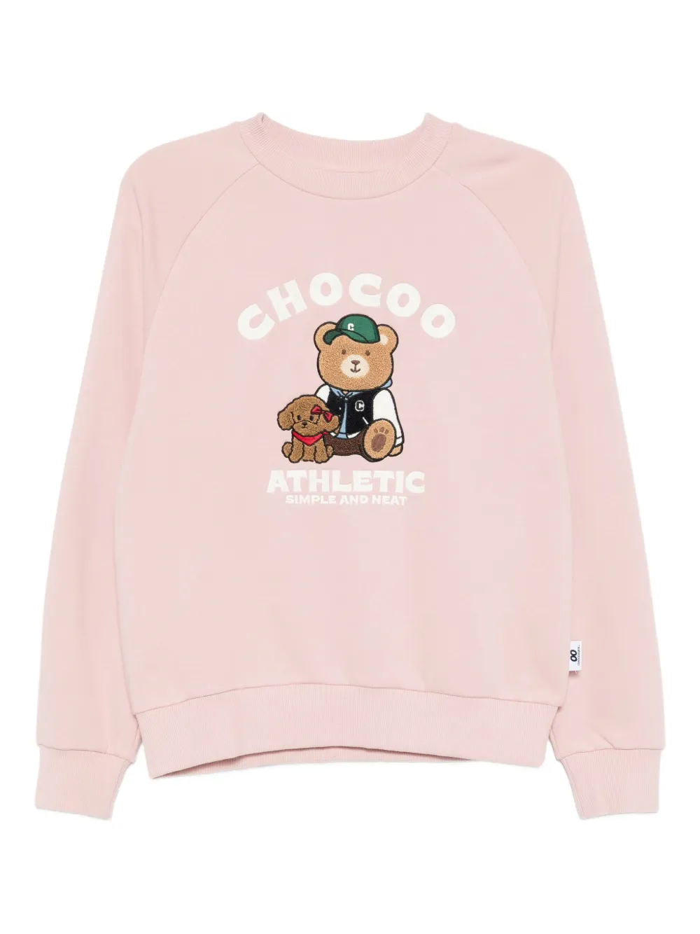 CHOCOOLATE logo-embroidered sweatshirt | Pink | Image 1