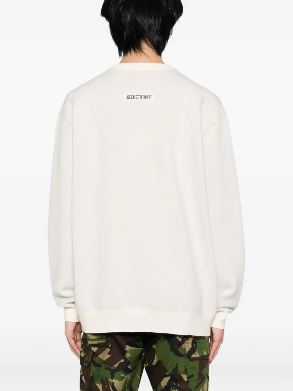 Izzue Logo-print Jumper In Gray