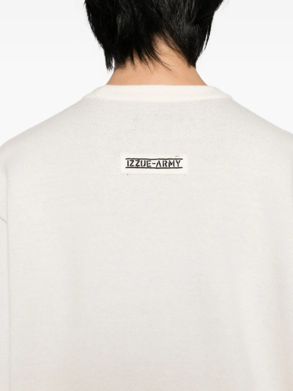 Izzue Logo-print Jumper In Gray