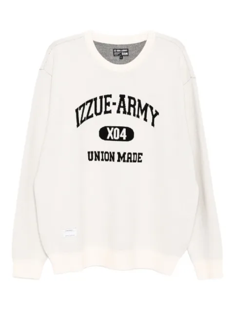 izzue logo-print jumper