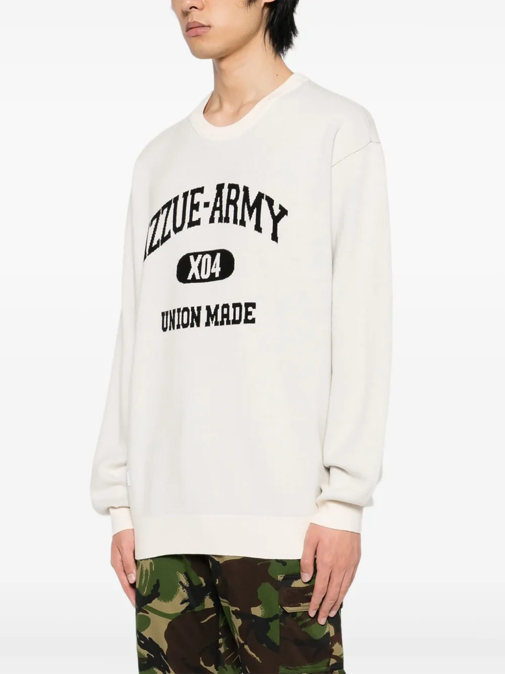 Izzue Logo-print Jumper In Gray