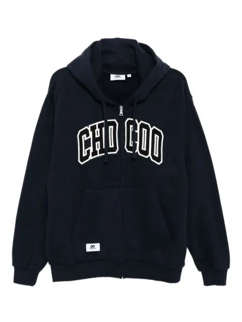 CHOCOOLATE logo-embroidered hoodie