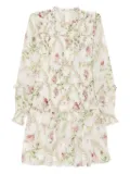Needle & Thread Colette's Rose Emilia mini dress - Neutrals