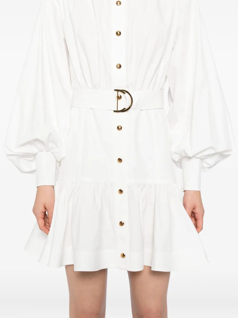 ZIMMERMANN Utility mini dress Beige