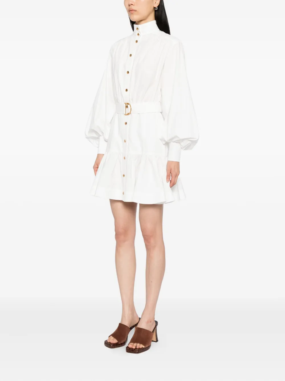 ZIMMERMANN Utility mini dress Beige
