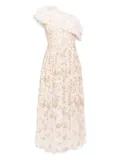 Needle & Thread Everett Bloom gown - Pink