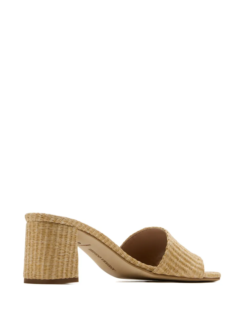 Andrea Gomez 50mm Claudia heeled mules Brown