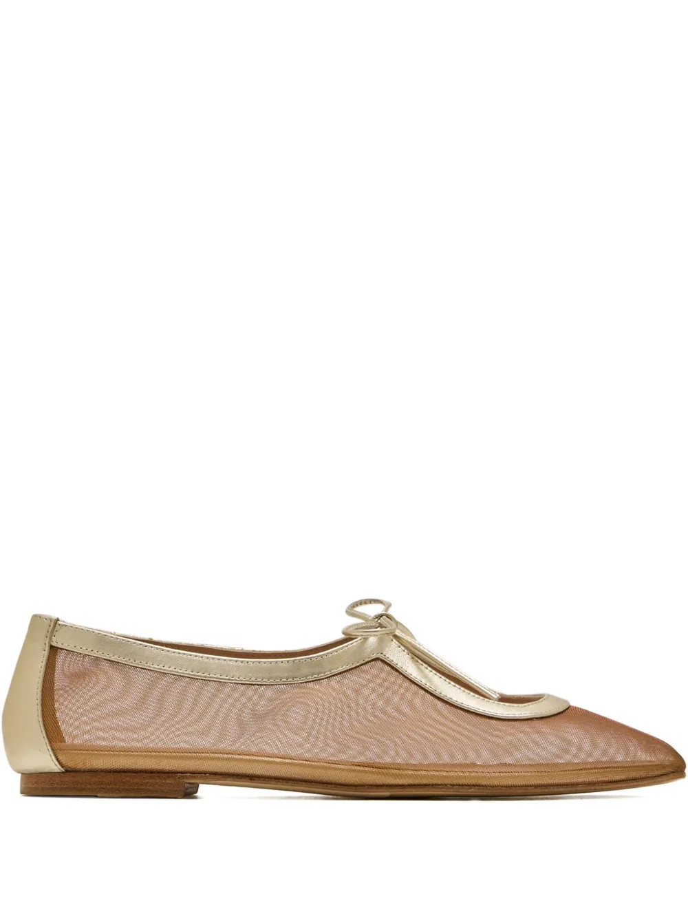 Andrea Gomez Amelia Ballet Flats In Brown