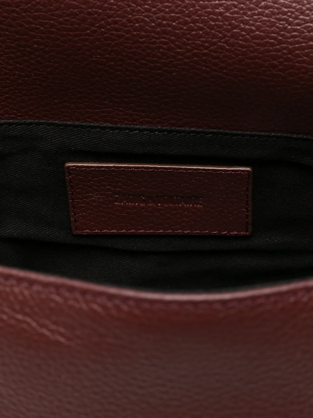 Zadig&Voltaire Rocky leren schoudertas Rood