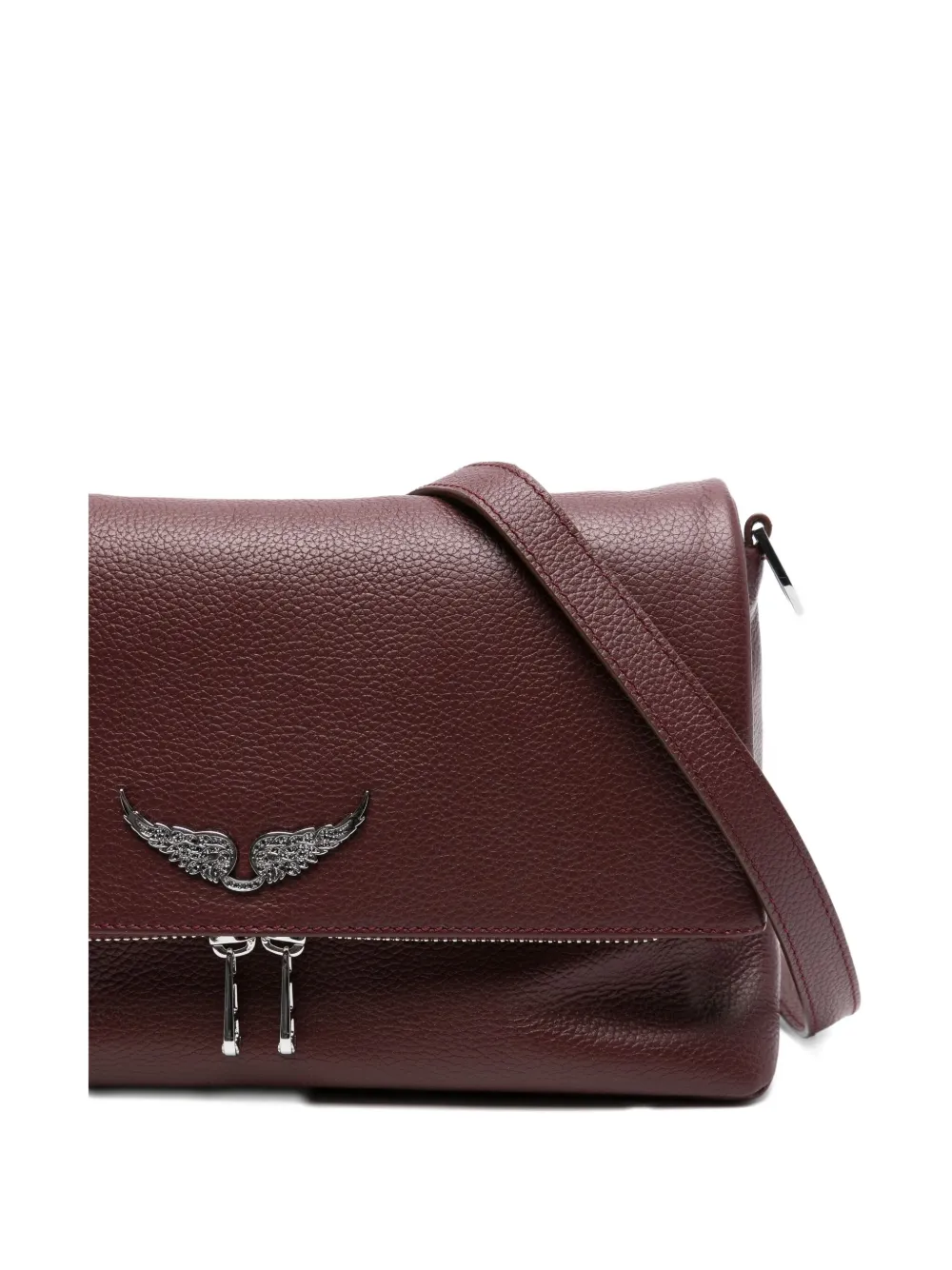 Zadig&Voltaire Rocky leren schoudertas Rood
