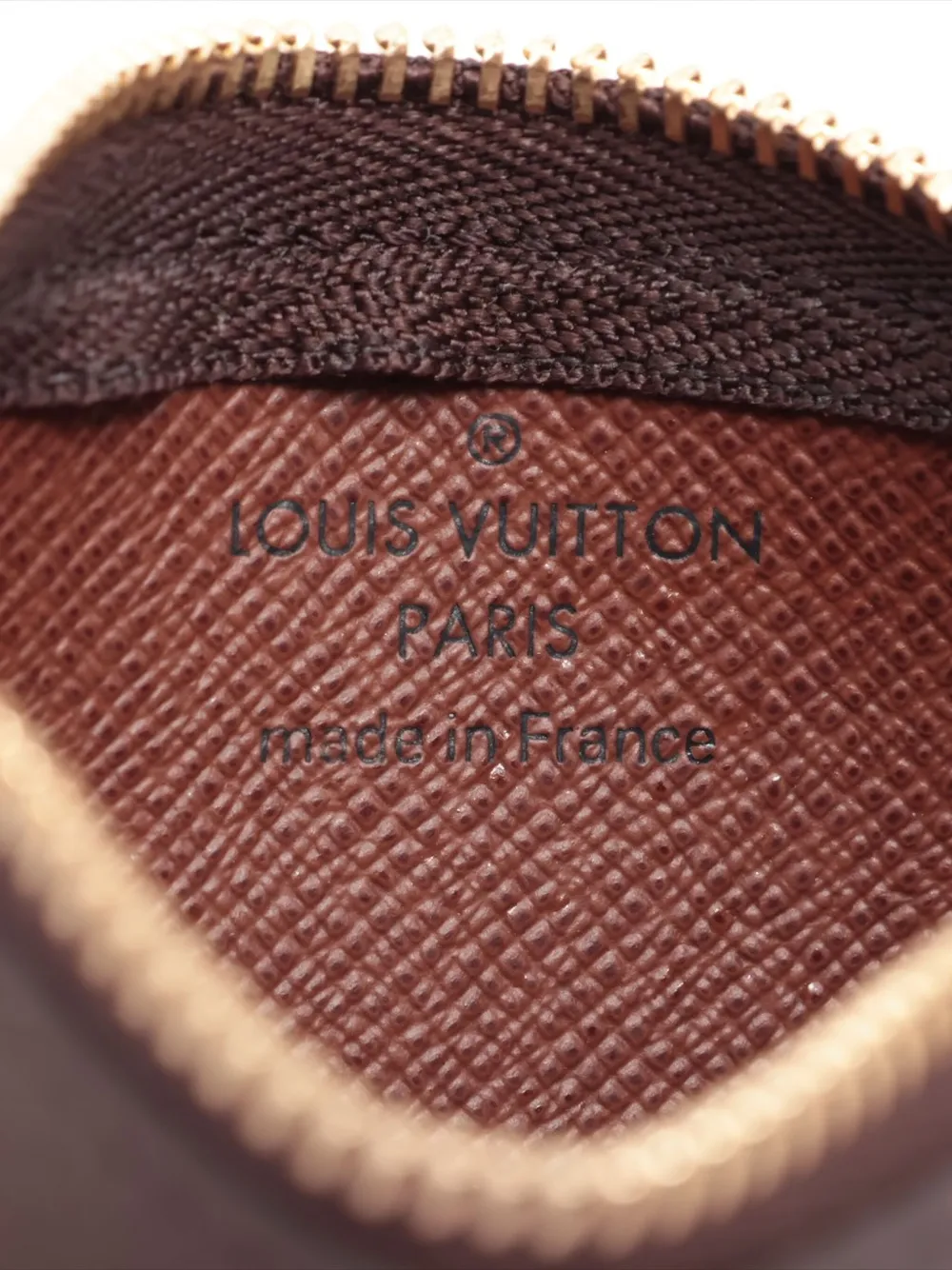 Pre-owned Louis Vuitton Monogram Canvas Zip Pouch In Brown