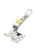 Louis Vuitton Pre-Owned dog-motif keychain - Silver