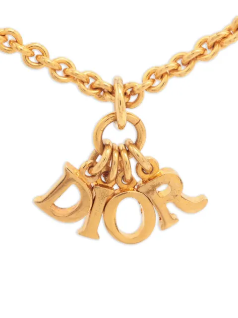 Christian Dior Pre-Owned Dior-pendant necklace