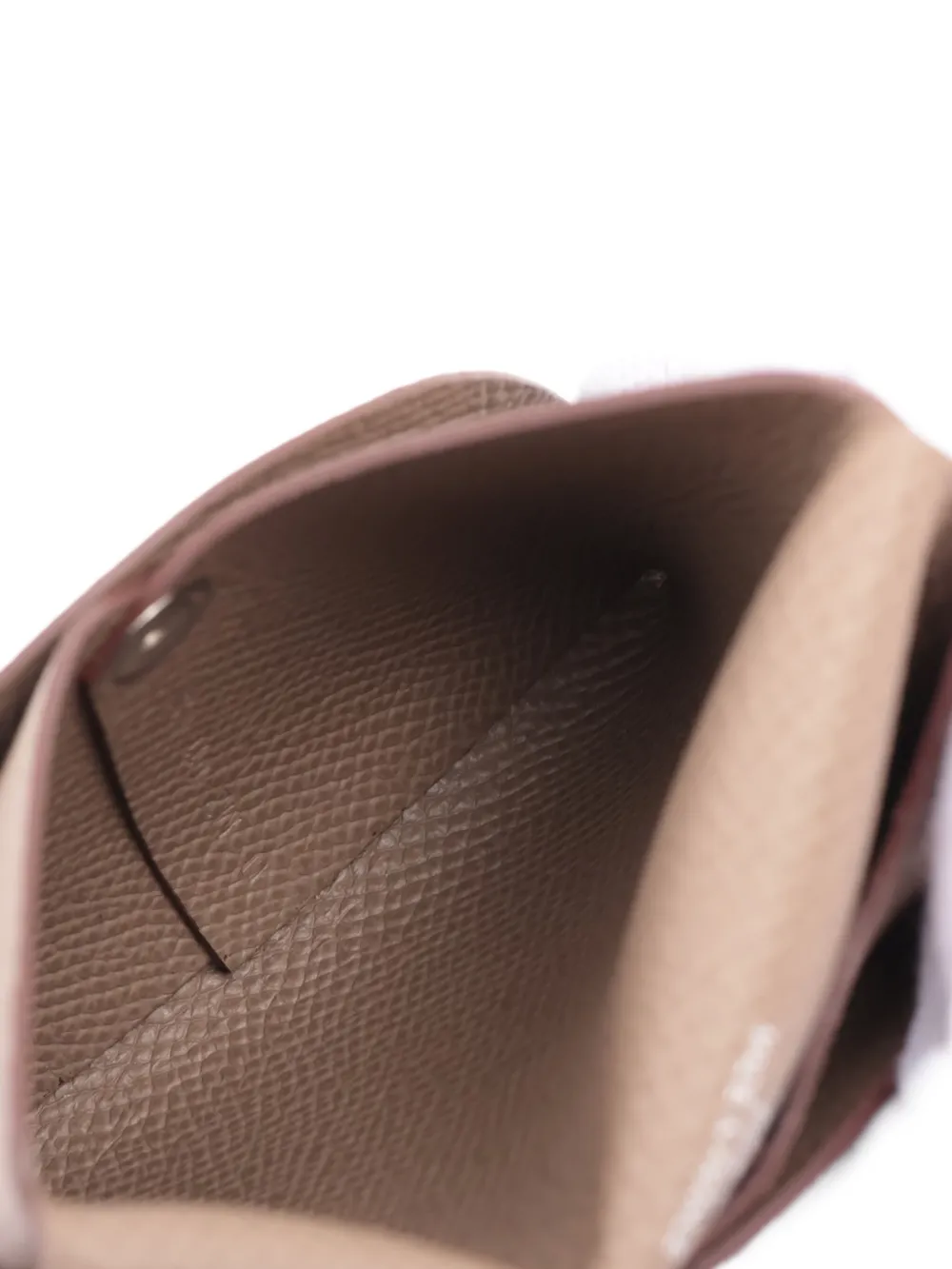 Pre-owned Hermes Swift-leather Wallet In Brown