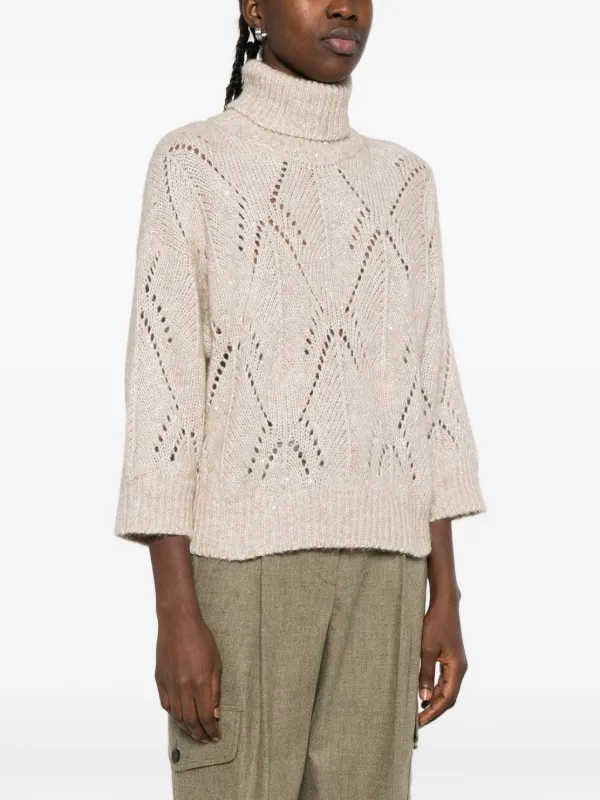 Peserico タートルネック ニットウェア | ニュートラル | FARFETCH JP