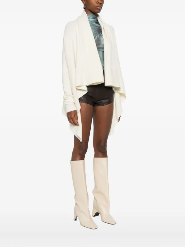Rick Owens Draped open-front Cardigan | Neutrals | FARFETCH