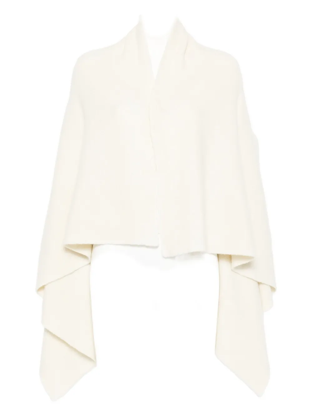Rick Owens Draped Open-front Cardigan In Neutral