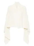 Rick Owens draped open-front cardigan - Neutrals