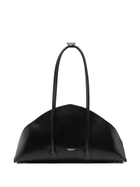 FEDERICO CINA curved leather shoulder bag