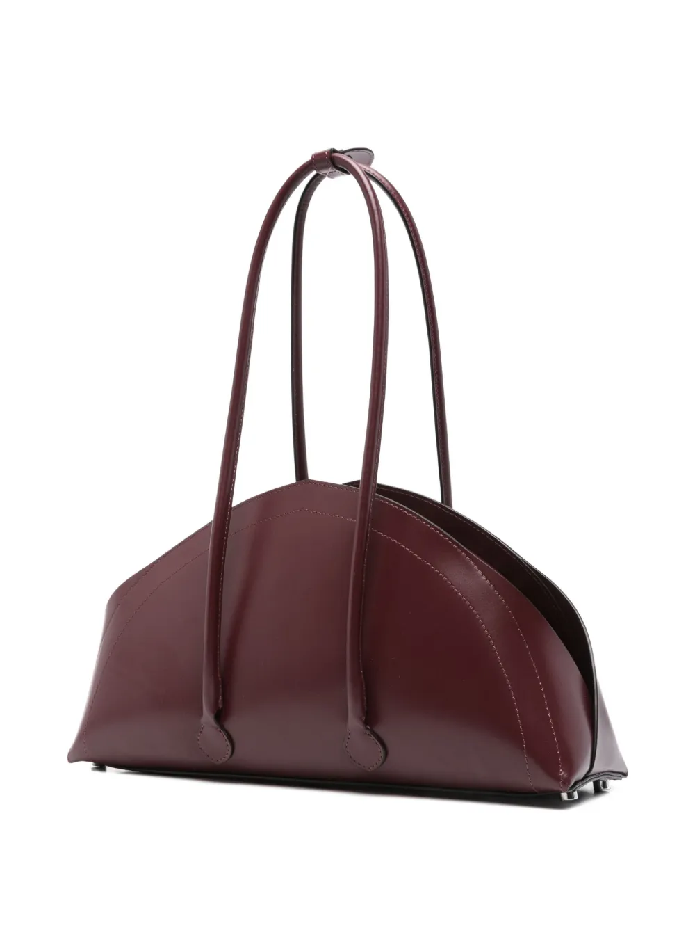 Federico Cina Structured Shoulder Bag Long Handles In Red