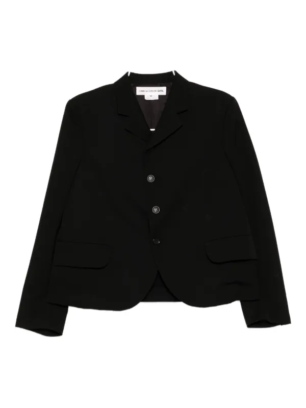 Comme Des Garçons Girl ウール ジャケット | ブラック Comme Des Garçons Girl ウール ジャケット | ブラック