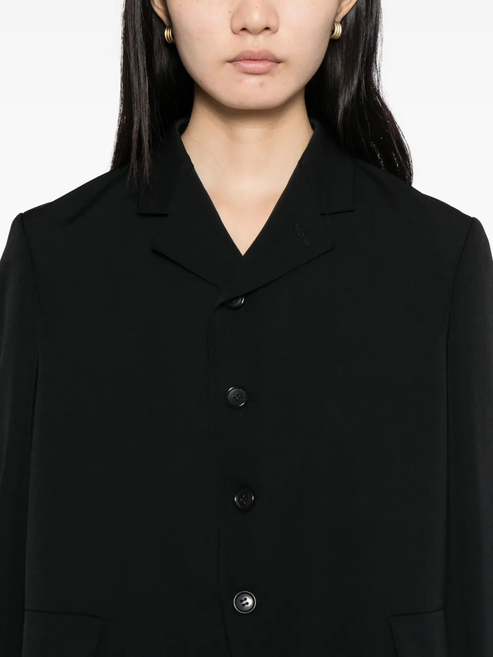 Comme Des Garçons Girl Wollen blazer Zwart