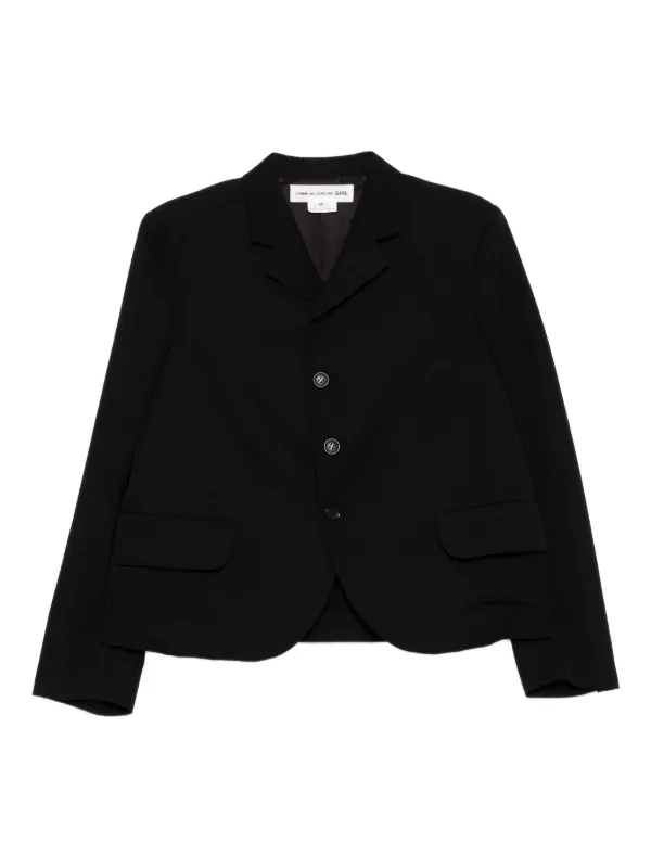 Comme Des Garçons Girl ウール ジャケット | ブラック | FARFETCH JP