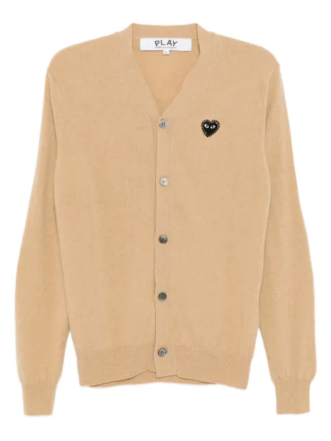 Comme Des Garçons Play heart-appliqué cardigan