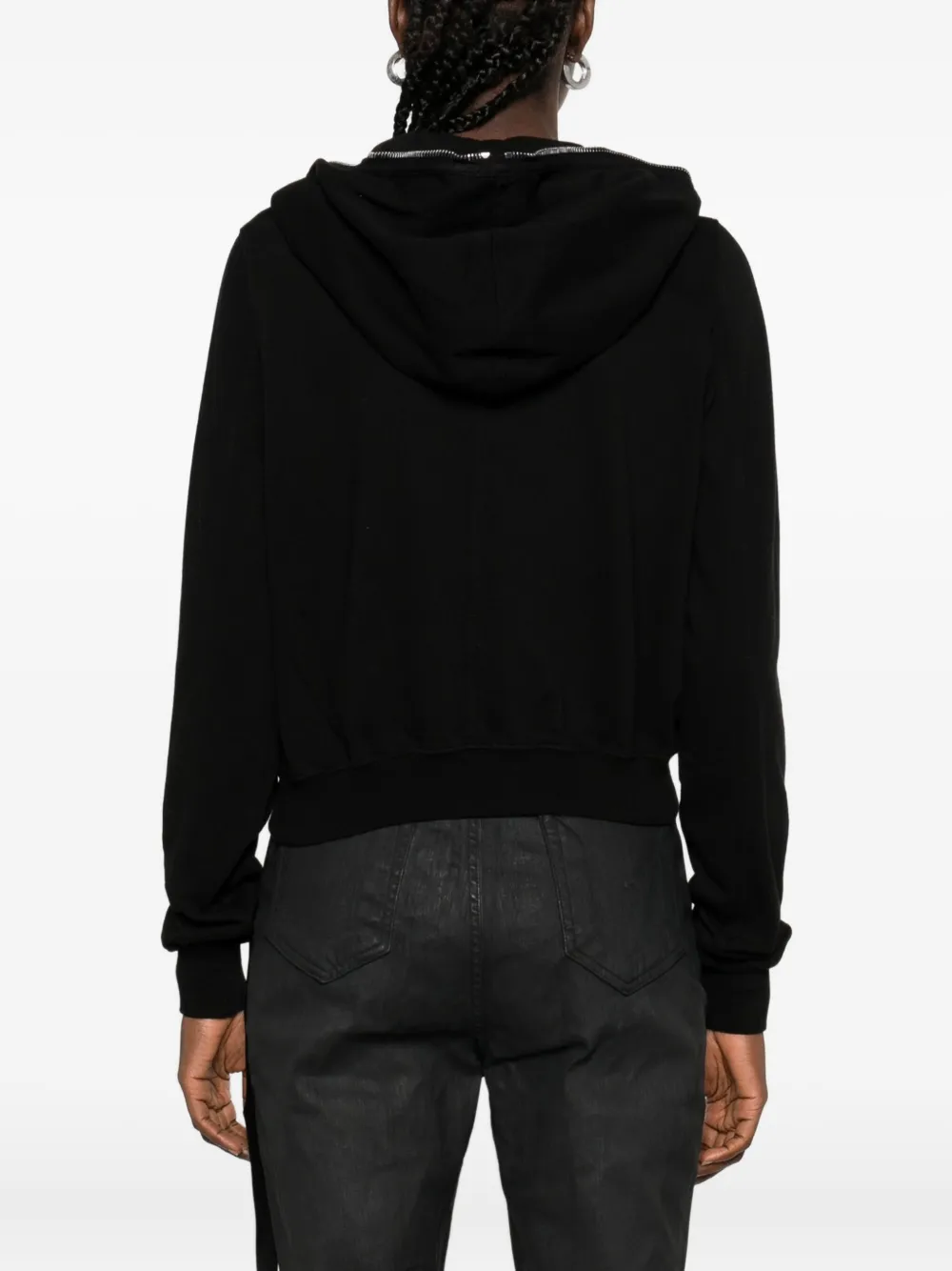 Rick Owens DRKSHDW Hoodie met rits Zwart