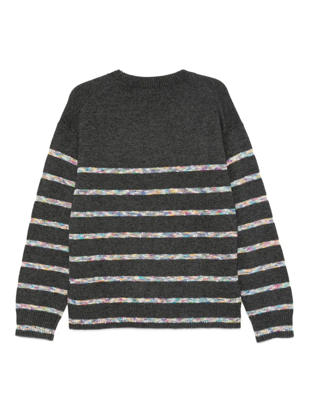 PS Paul Smith Gestreepte trui met smiley face - Grijs