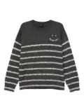 PS Paul Smith striped smiley-face sweater - Grey