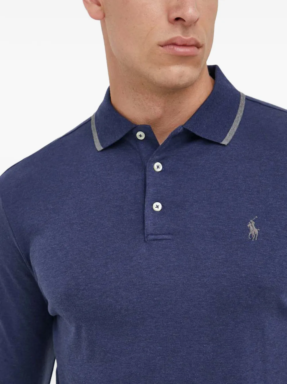 Polo Ralph Lauren Poloshirt met lange mouwen Blauw