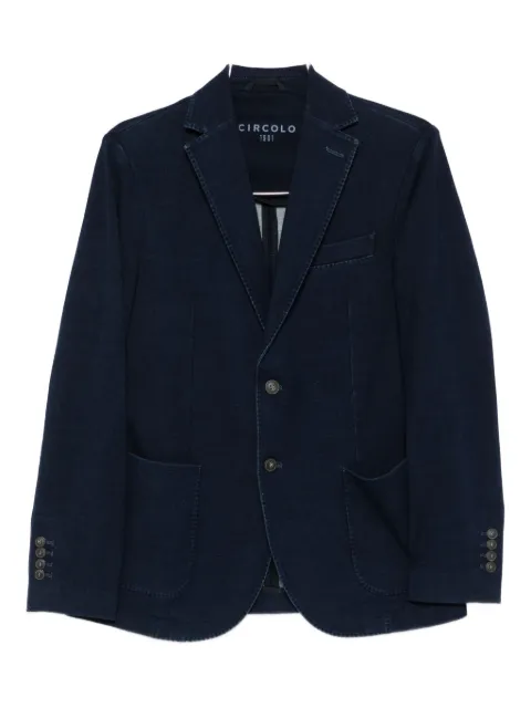 Circolo 1901 three-button patch-pocket blazer