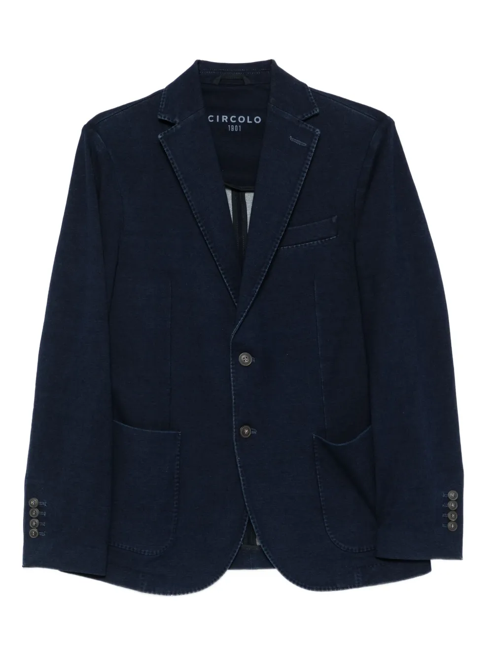 Circolo 1901 Blazer met opgestikte zak en drie knopen Blauw