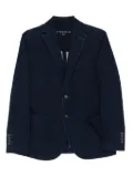 Circolo 1901 three-button patch-pocket blazer - Blue
