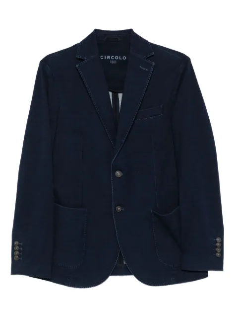 Circolo 1901 three-button patch-pocket blazer