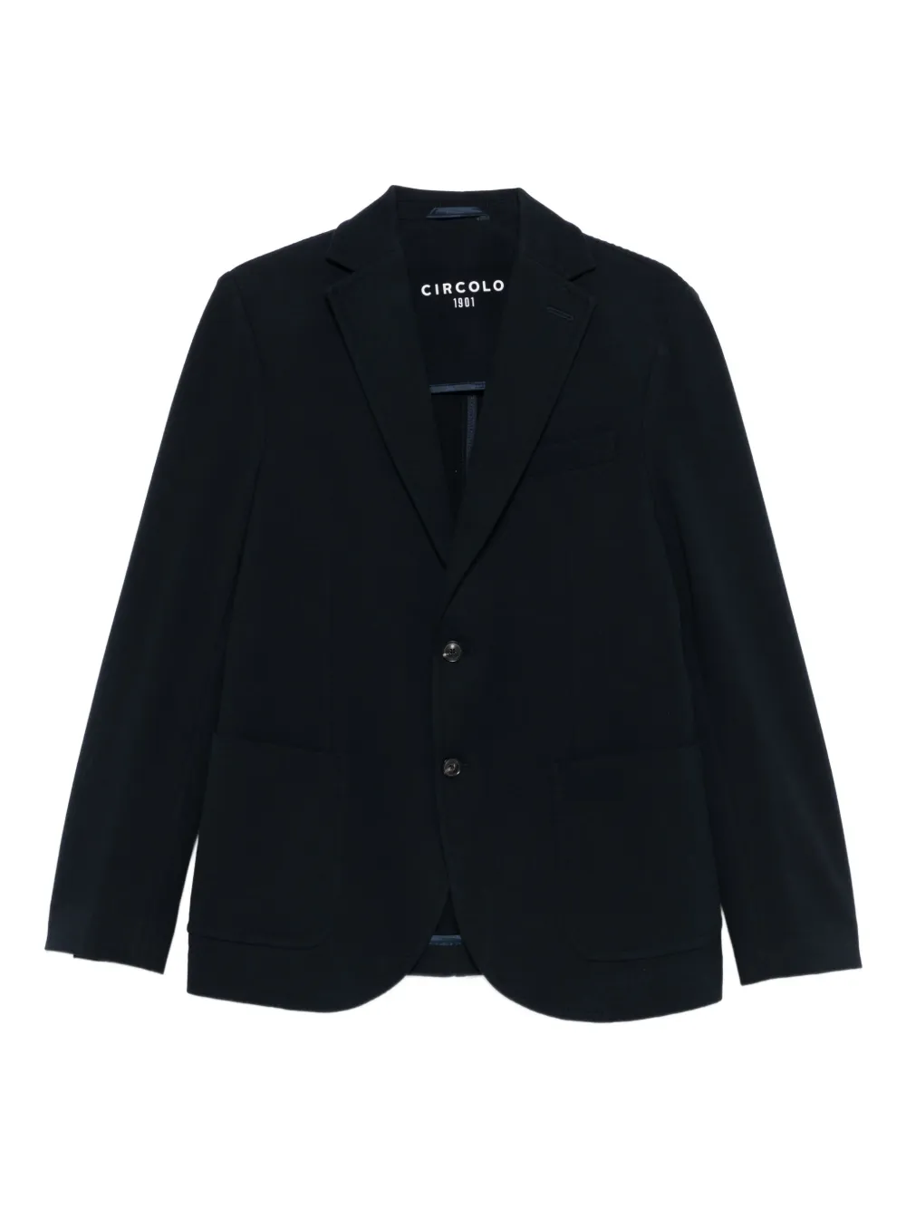 Circolo 1901 Blazer met opgestikte zak en twee knopen Blauw