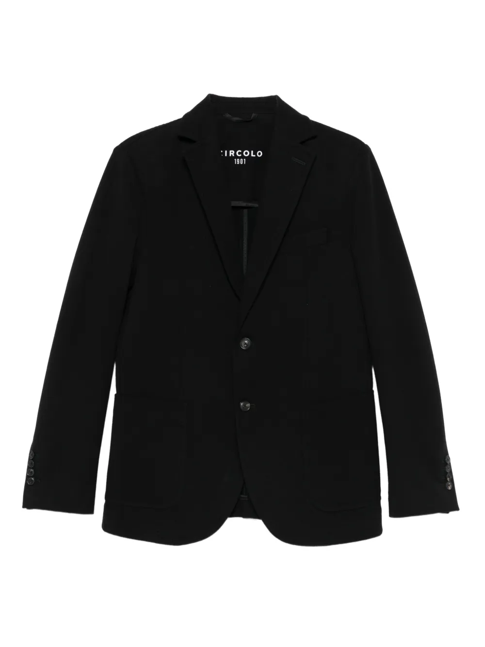 Circolo 1901 Blazer met opgestikte zak en twee knopen Zwart