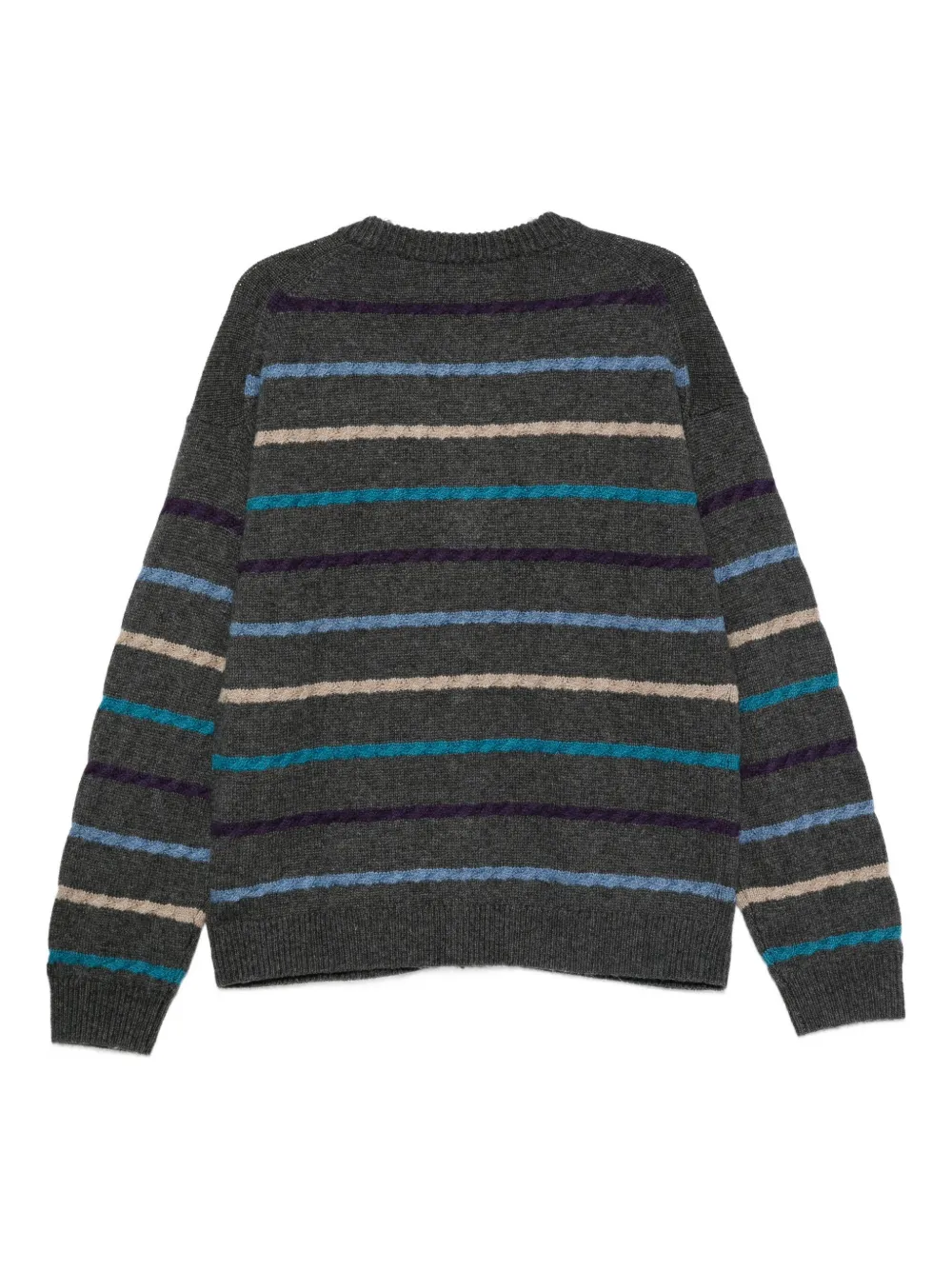 PS Paul Smith Gestreept vest met knoop Zwart